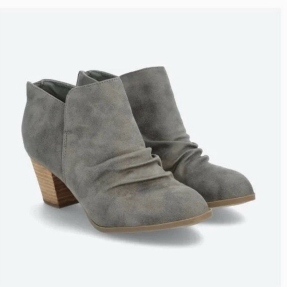 Gray Clarice Booties by Report. Wo’s size 7.5